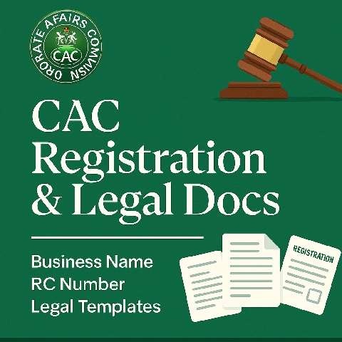 Legal Setup for Your Business – CAC Registration + Contracts + Policies